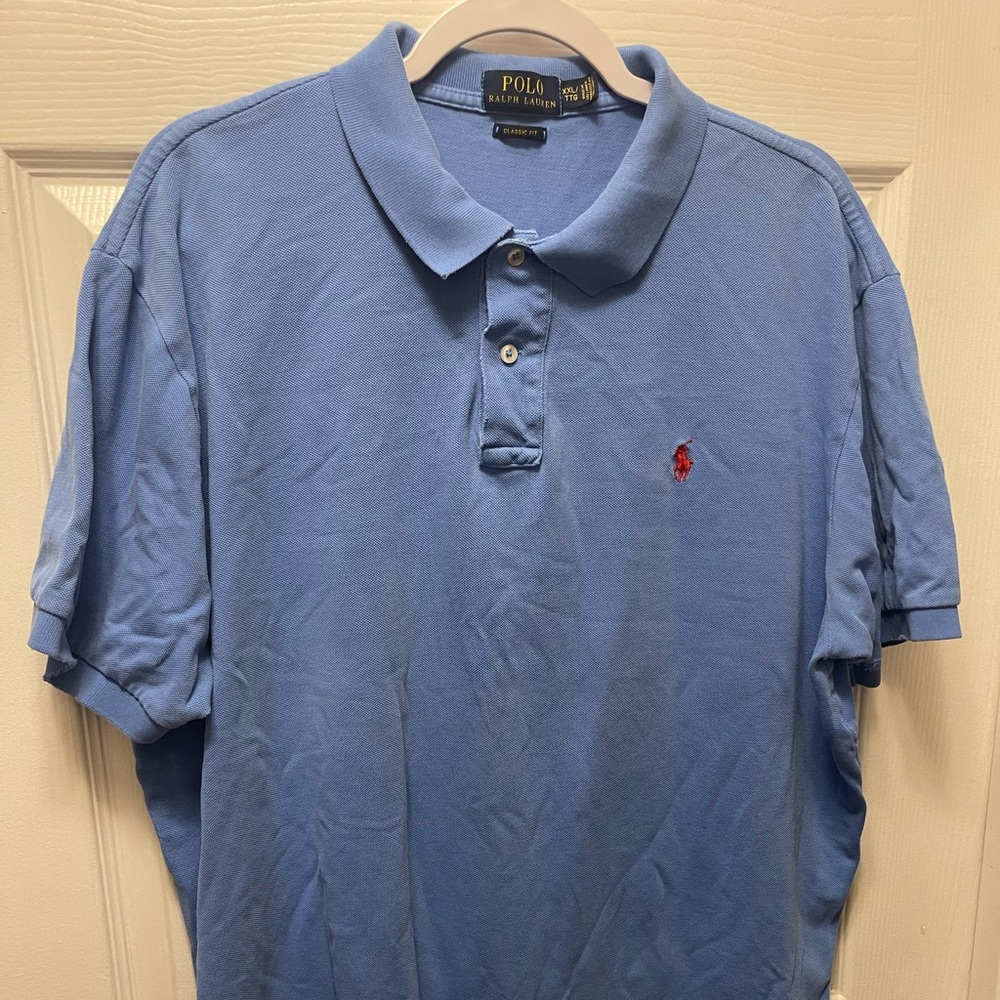 Ralph Lauren Blue Polo Size XXL Good Used